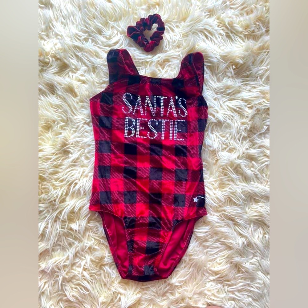Destira “Santa’s Bestie”  leotard Child XL (JR)